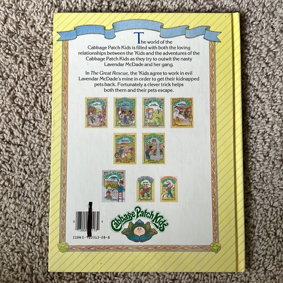 Cabbage Patch Kids 1984 Vintage Book - The Great Rescue - Picture 2 of 6